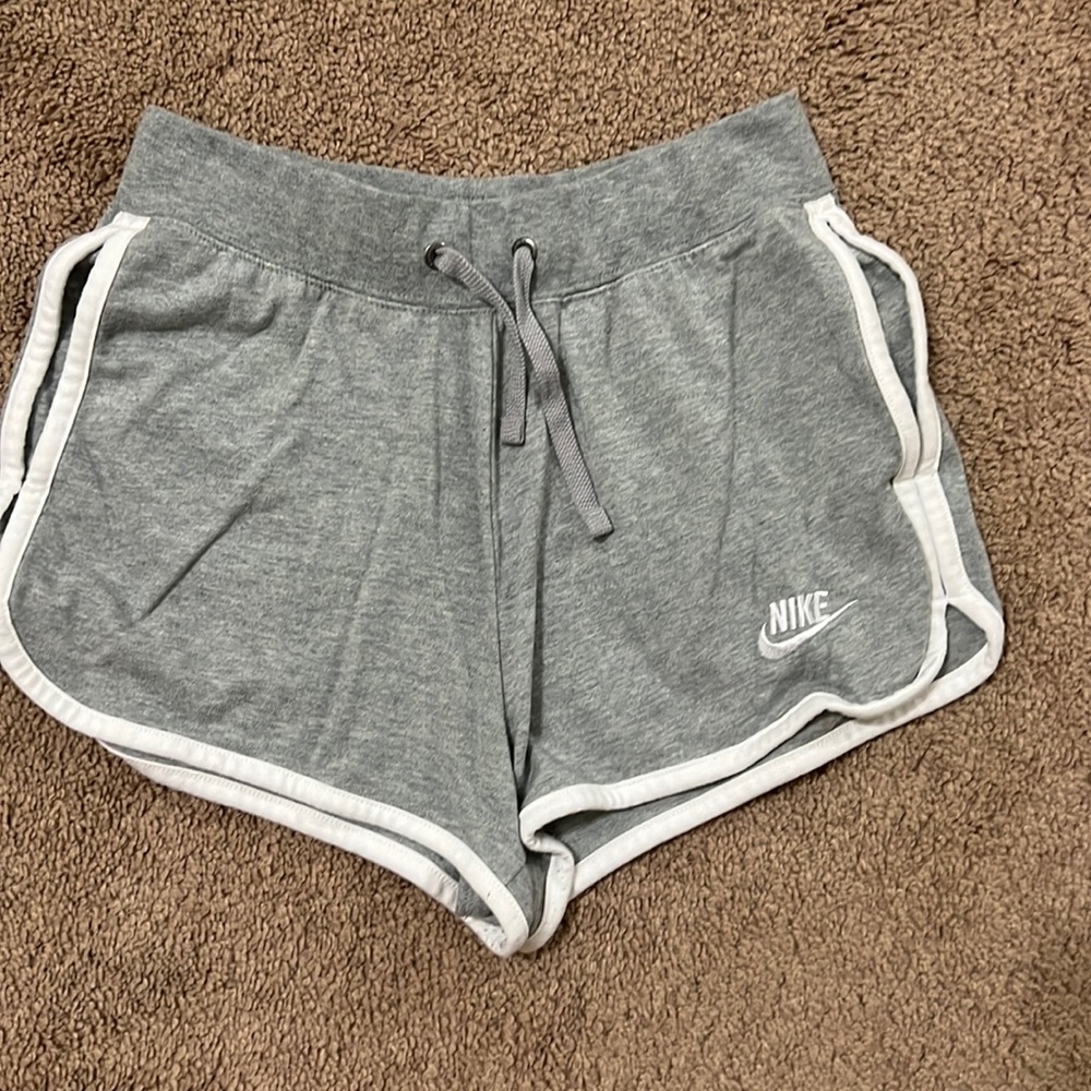 Nike Gray Cotton Shorts Size XS